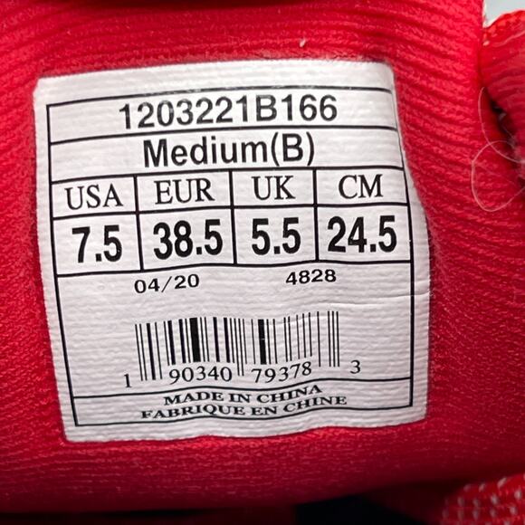 Brooks Launch 7 Shoes Womens 7.5 B Red White Blue USA Stars & Stripes Running - Picture 8 of 8